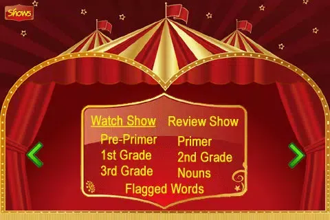 Скриншоты Sight Words Circus Free - 300 sightwords