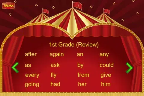 Скриншоты Sight Words Circus Free - 300 sightwords