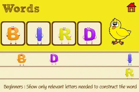 Capturas de pantalla de Words Free - 4 letter words and spelling (100+ words)