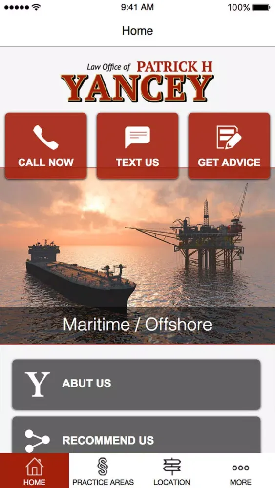 Maritime Attorney Patrick Yancey应用截图