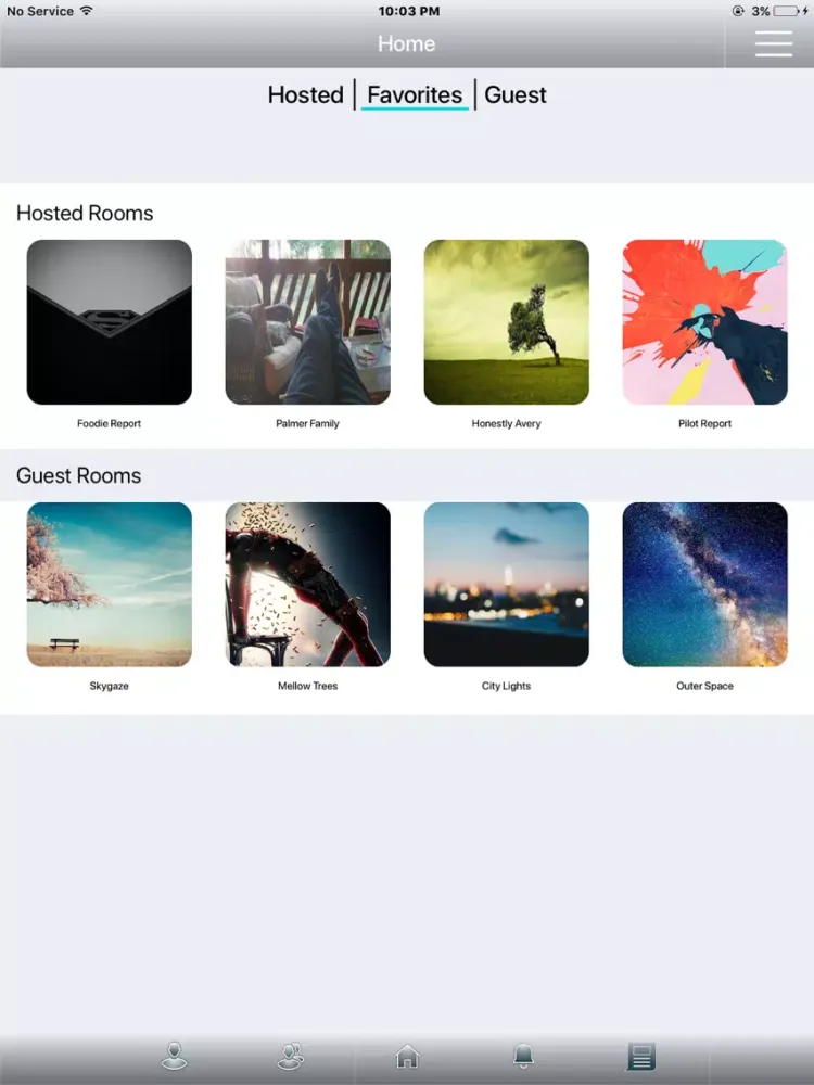 Capturas de pantalla de USpace Private Network iPad 