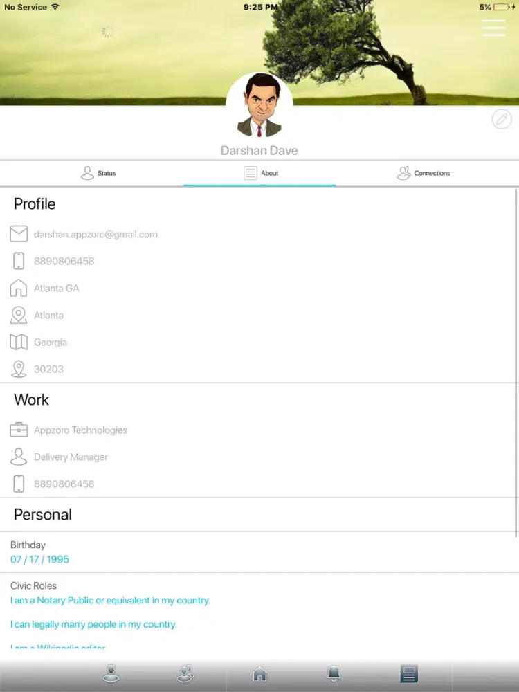 Capturas de pantalla de USpace Private Network iPad 