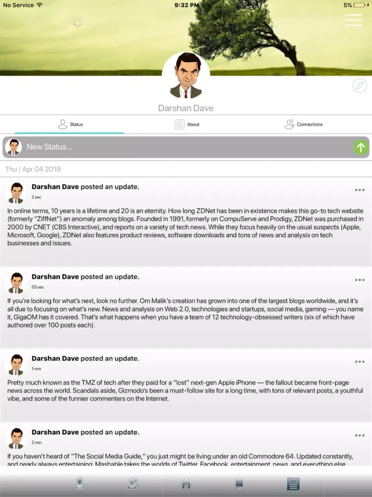 Capturas de pantalla de USpace Private Network iPad 