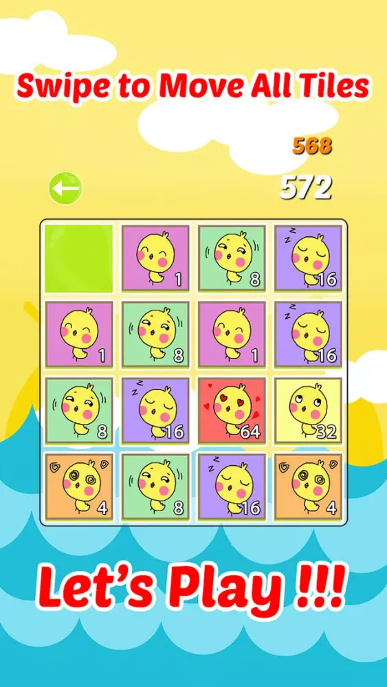 2048 Naughty Ducks: Match The Ducklings Tiles Numbers Puzzle Game For Free! স্ক্রিনশট