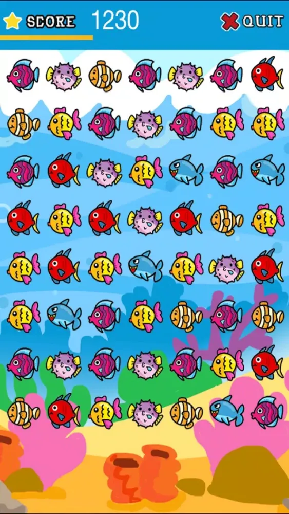 Capturas de pantalla de Little Mermaids - A Beautiful Under The Sea Match 3 Puzzles Games Free Editions For Kids