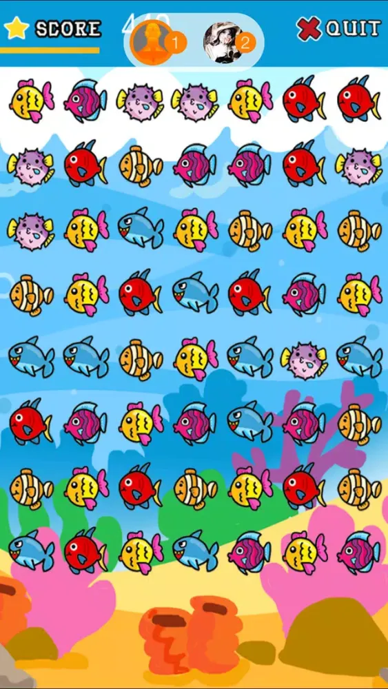 Capturas de pantalla de Little Mermaids - A Beautiful Under The Sea Match 3 Puzzles Games Free Editions For Kids