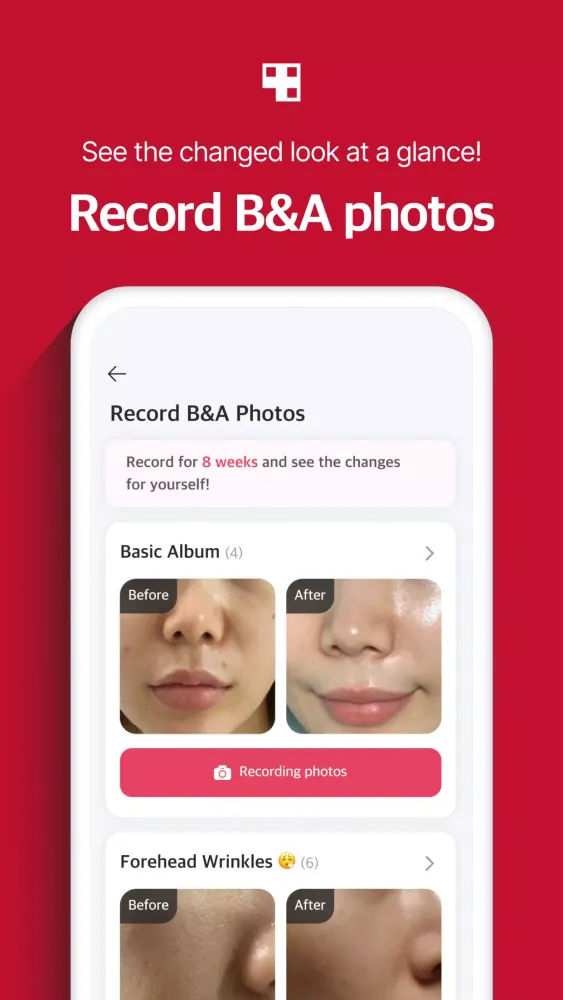 Ảnh chụp màn hình của AGE-R medicube Digital clinic