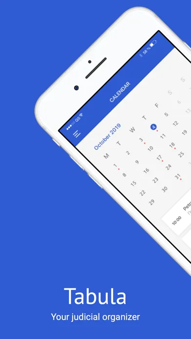 Tabula - trial organizer स्क्रीनशॉट