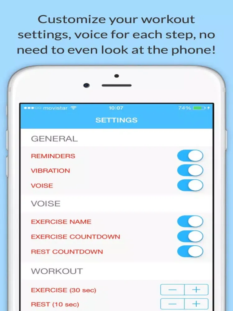7 Minute Fitness - HIIT Workout Daily Challenge iPad 应用截图