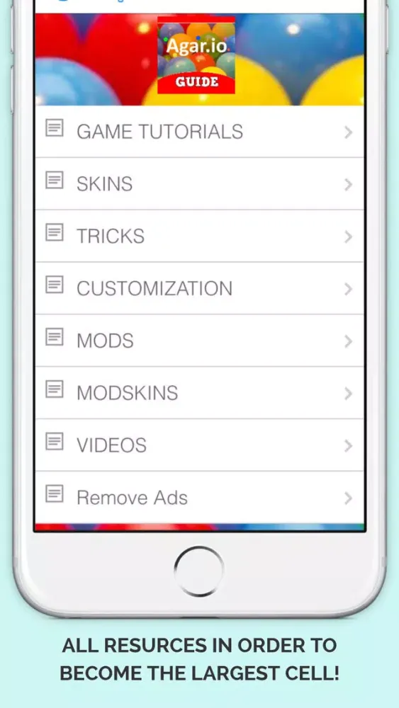 Tangkapan skrin PRO Game Guide for Agar.io - Tricks and Skins