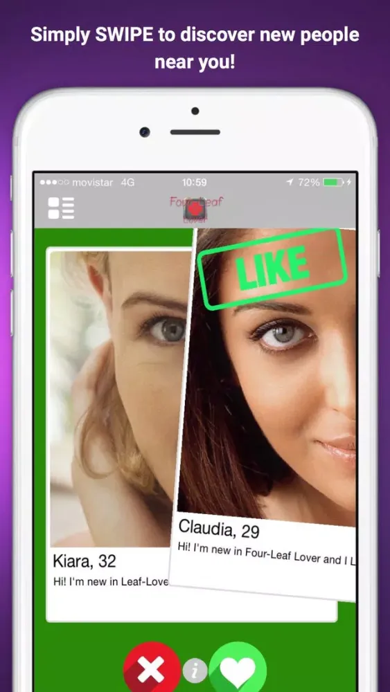 The Four-Leaf Lover - Dating and Flirt network to find matches with local people Ekran Görüntüleri