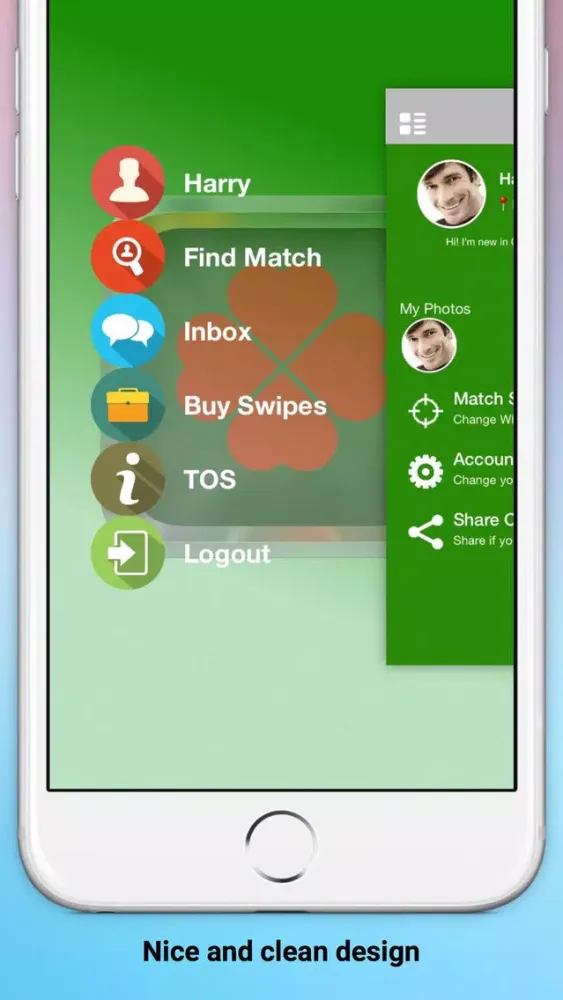 The Four-Leaf Lover - Dating and Flirt network to find matches with local people Ekran Görüntüleri