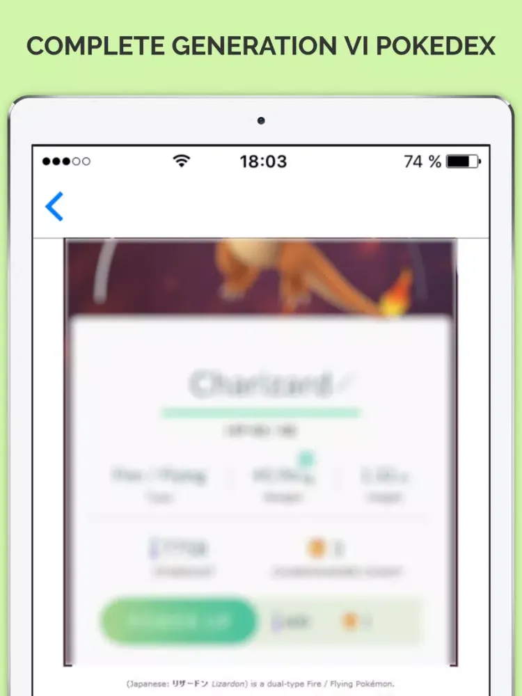 Capturas de tela do Companion for Pokémon Go - Pokedex, Wiki, Guides and Wallpapers iPad 