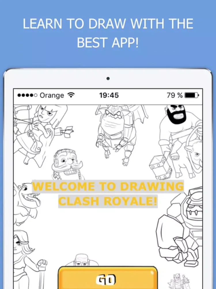 Drawing Guide about Clash Royale iPad Screenshots