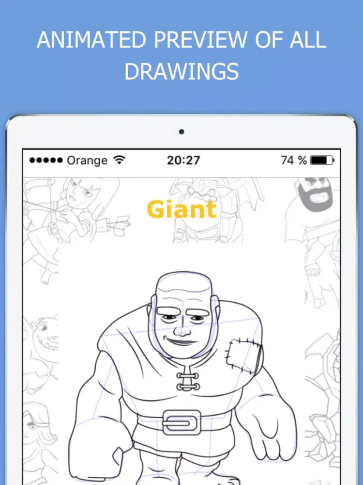 Drawing Guide about Clash Royale iPad Screenshots
