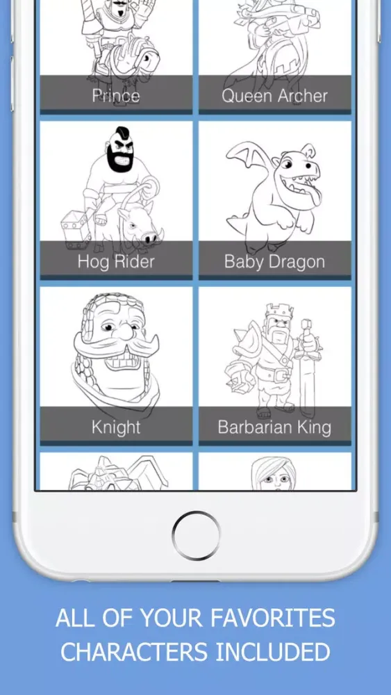 Drawing Guide about Clash Royale Screenshots