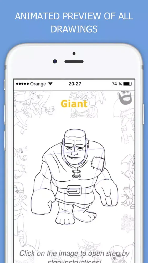 Drawing Guide about Clash Royale Screenshots