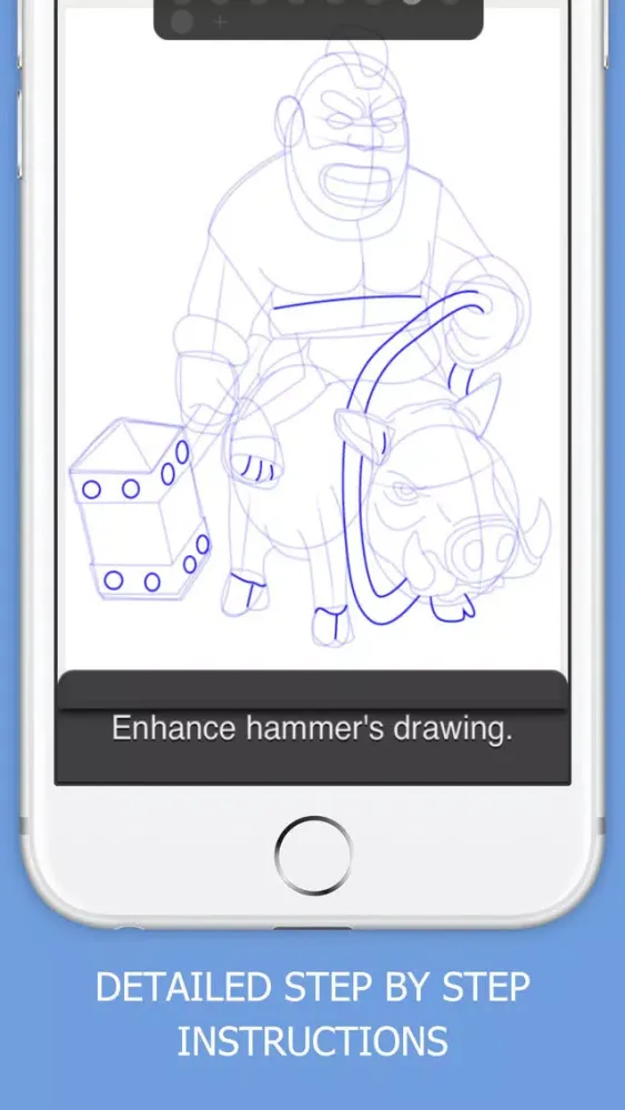 Drawing Guide about Clash Royale Screenshots