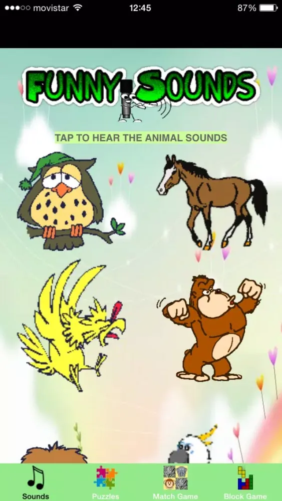 Captures d'écran de Funny Animals Games for Kids - Sounds and Puzzles for Toddlers