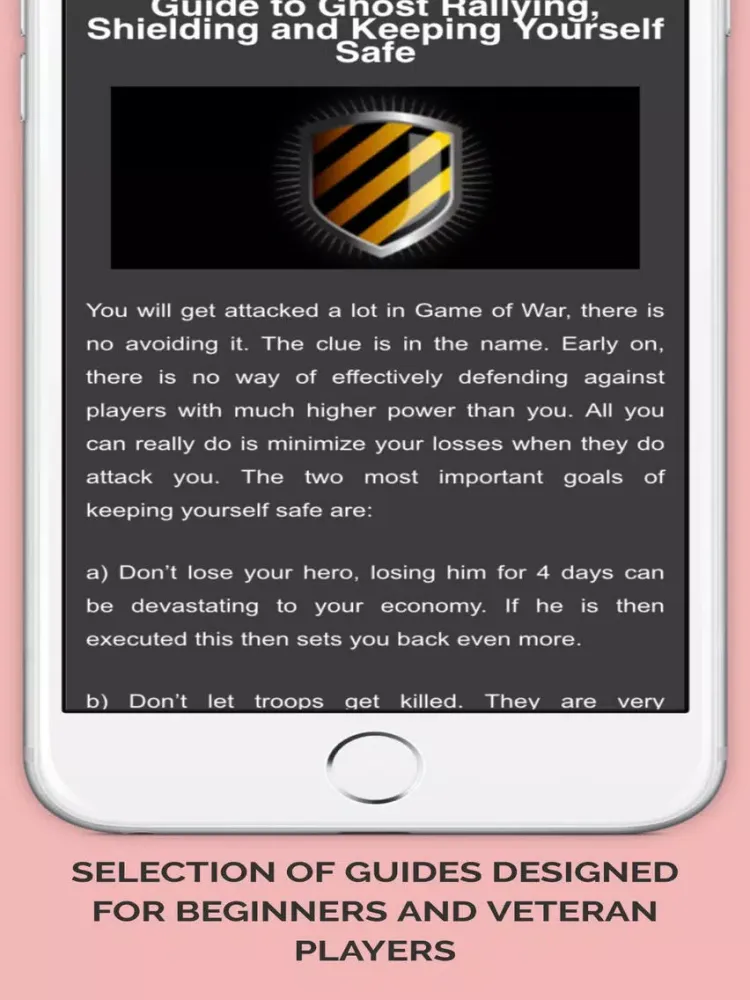 Zrzuty ekranu PRO Guide for Games of War - Fire Age iPad 