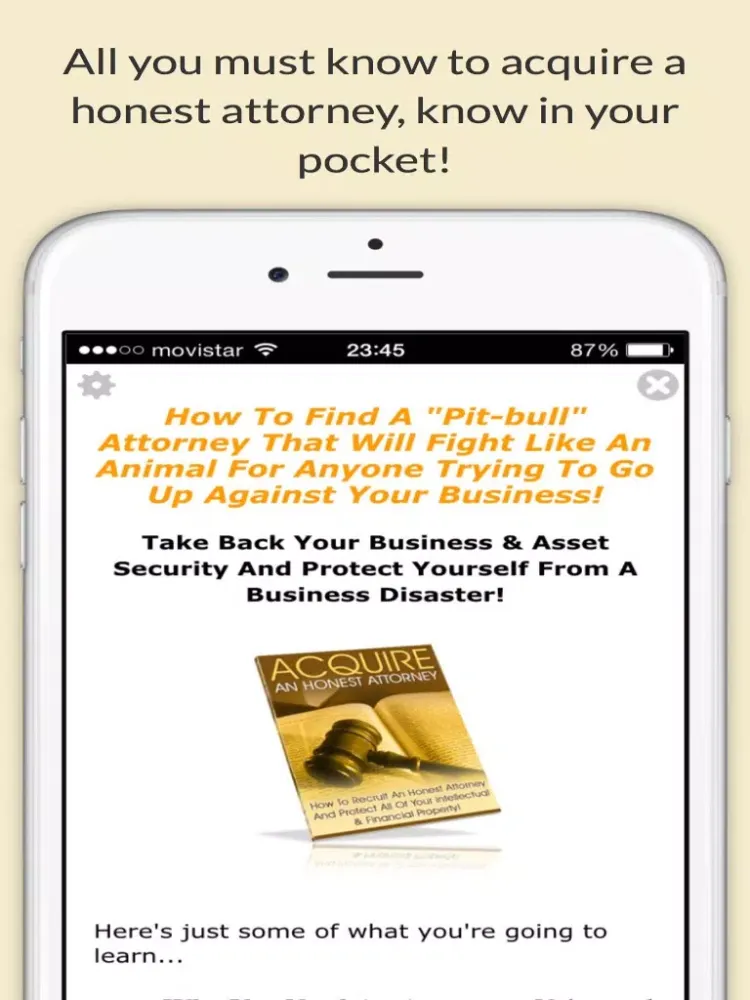 Acquire a Honest Attorney Free iPad  স্ক্রিনশট