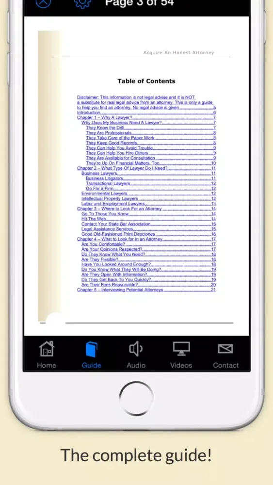 Acquire a Honest Attorney Free স্ক্রিনশট