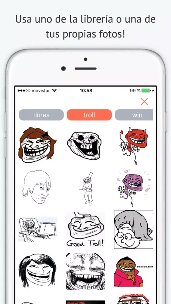 Capturas de pantalla de IMG: Insta Memes Generador