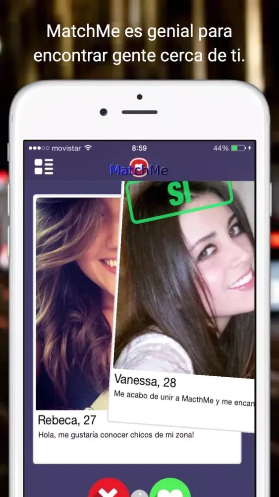 MatchMe - Radar Chat para Ligar y Citas应用截图