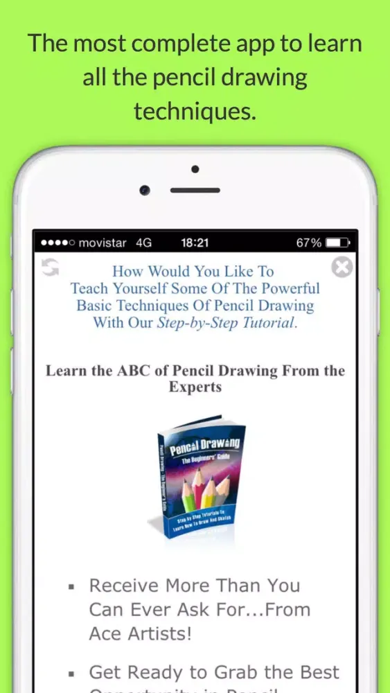 ภาพหน้าจอของ Pencil Drawing Beginner's Guide Pro