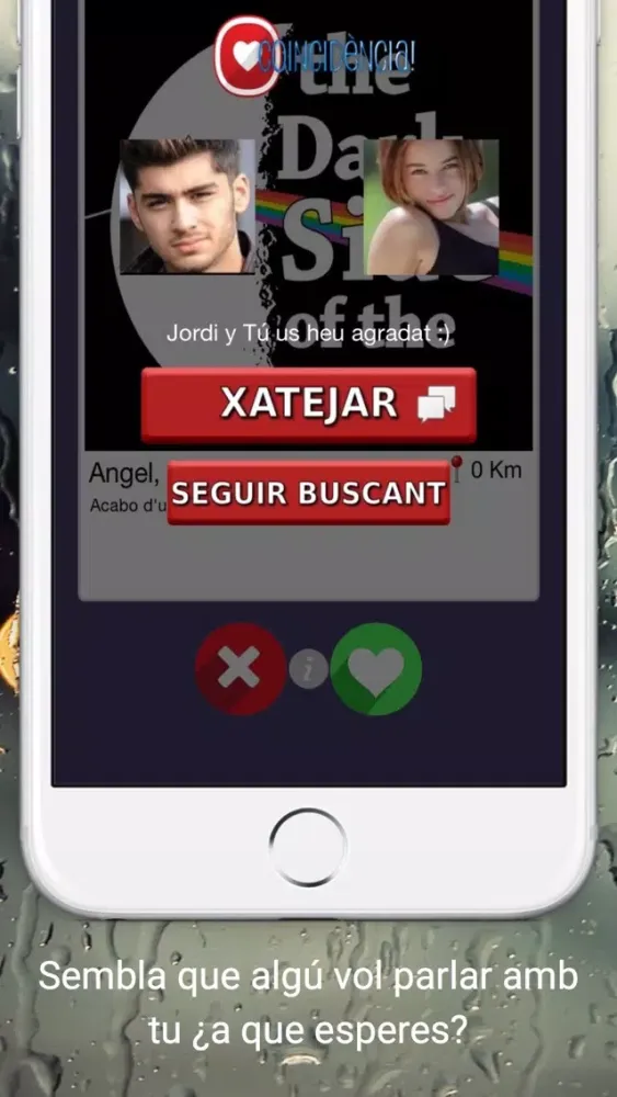Tangkapan layar Quedem Xat - Trobar amics o parella en català