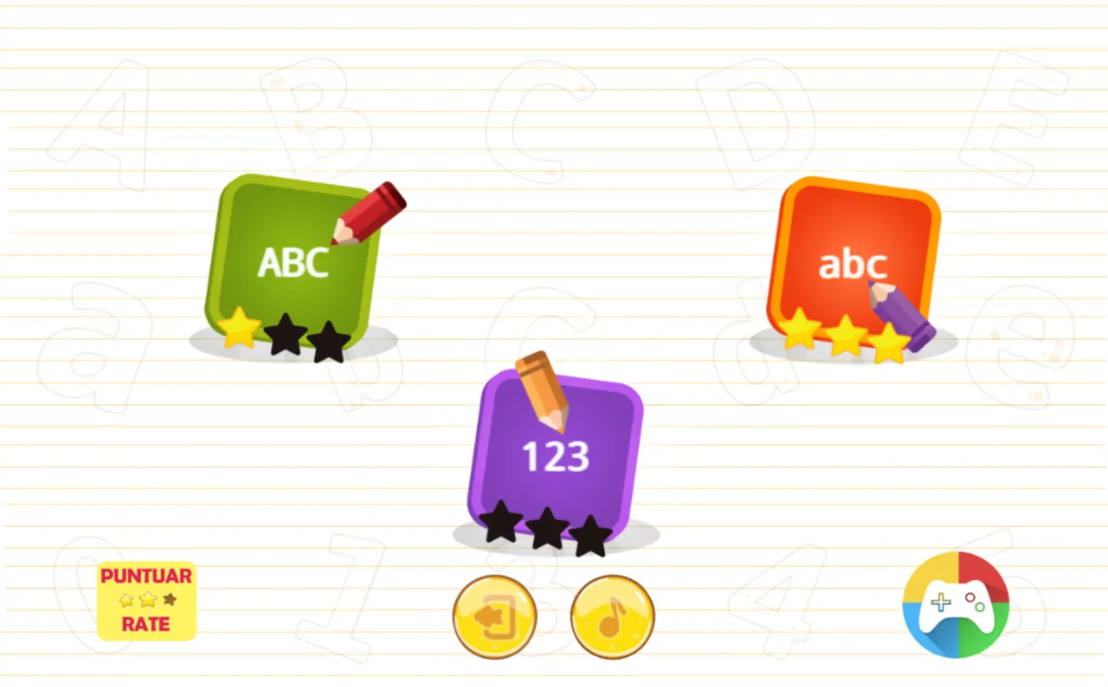 learn to write 스크린샷