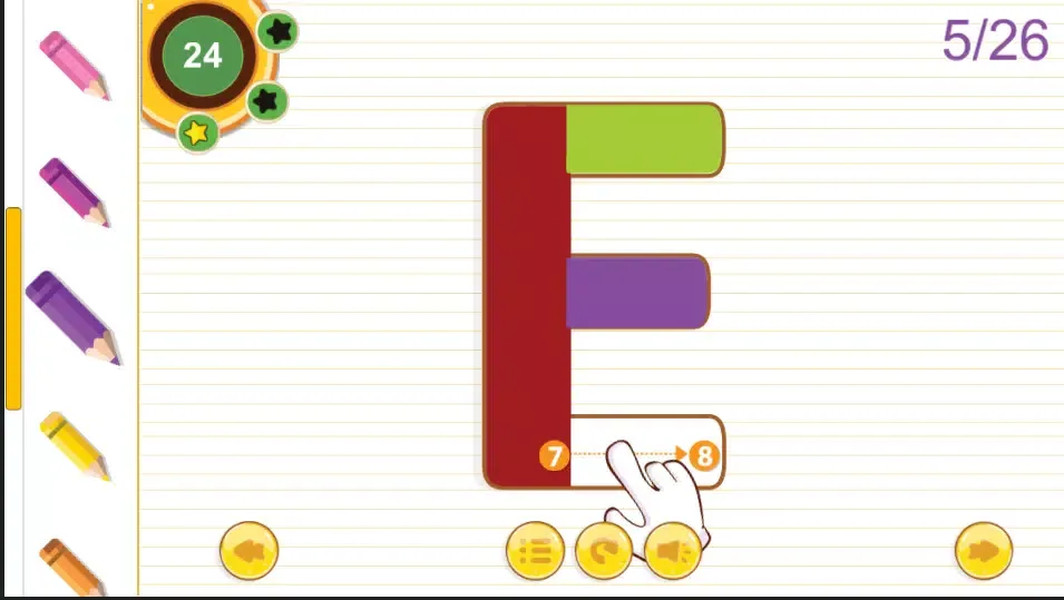 learn to write 스크린샷