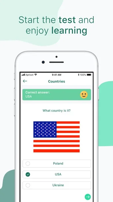 GeoMate - Tests & Exercises Screenshots