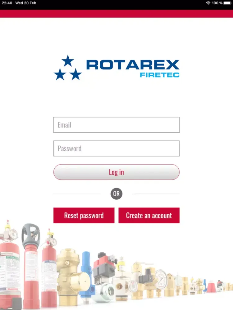 Captures d'écran de Rotarex Firetec iPad 