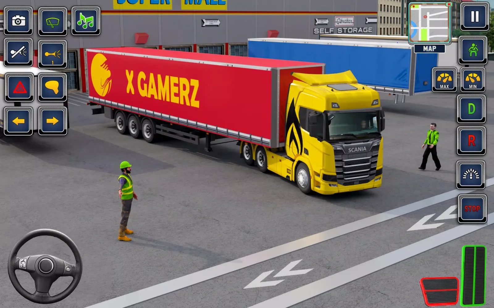Tangkapan skrin US Truck Driving Transport 3D