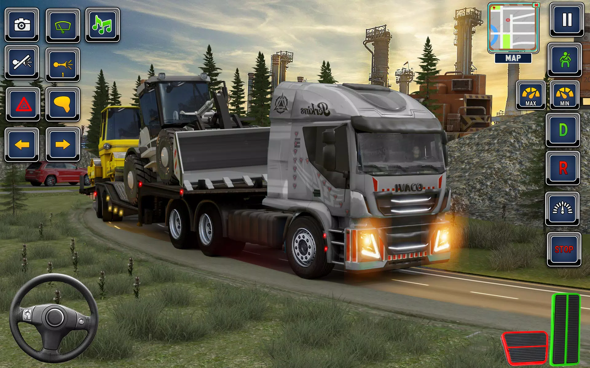 US Truck Driving Transport 3D Screenshots