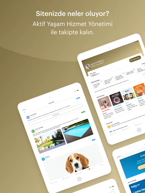 Aktif Yaşam Hizmet Yönetimi iPad 應用截圖