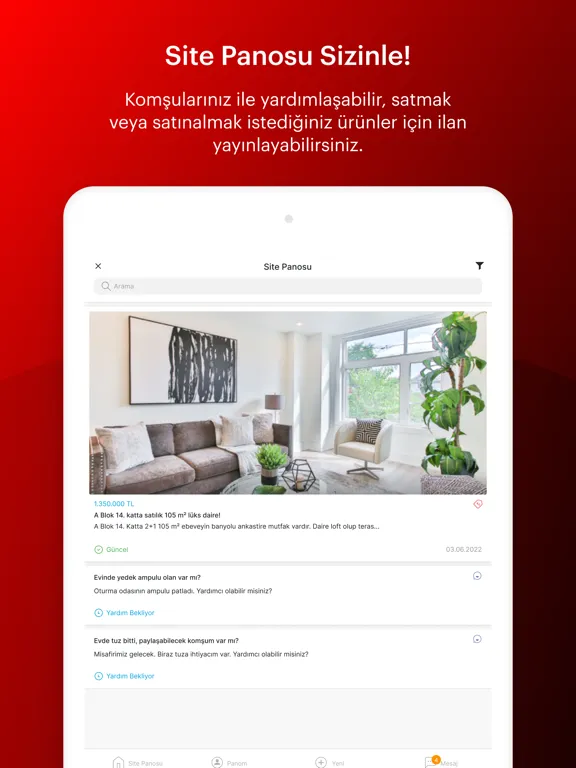 ARTI Yapı Yönetim iPad  スクリーンショット
