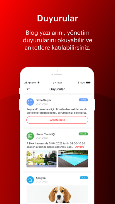Tangkapan skrin ARTI Yapı Yönetim
