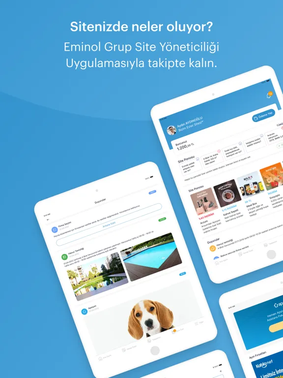 Capturas de pantalla de Eminol Grup Site Yöneticiliği iPad 
