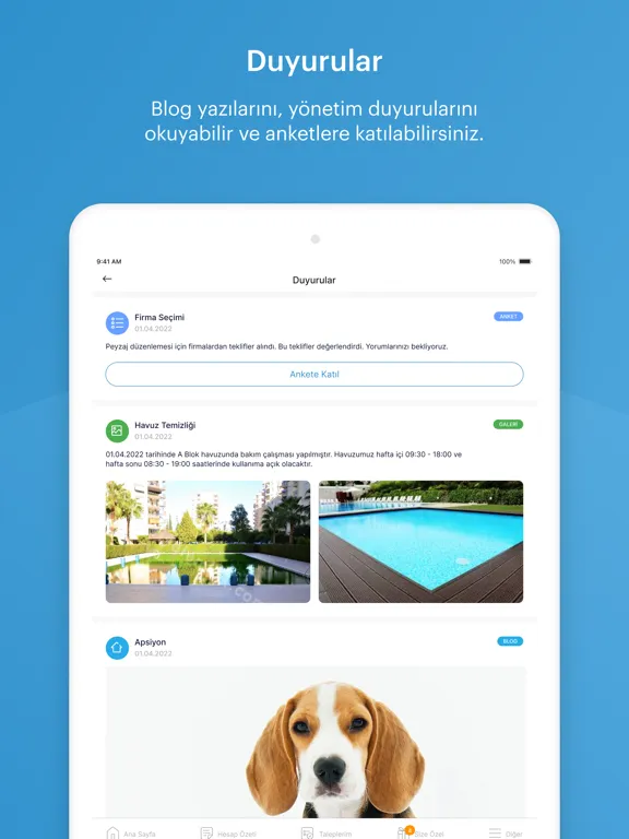 Capturas de pantalla de Eminol Grup Site Yöneticiliği iPad 