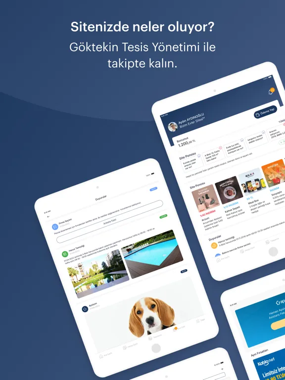 Göktekin Tesis Yönetimi iPad  سکرین شاٹس