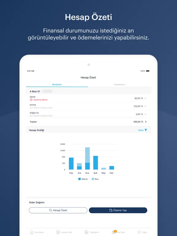 Göktekin Tesis Yönetimi iPad  سکرین شاٹس