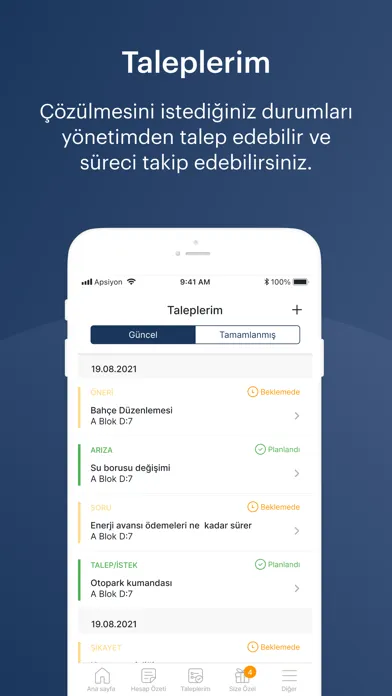 Göktekin Tesis Yönetimi سکرین شاٹس