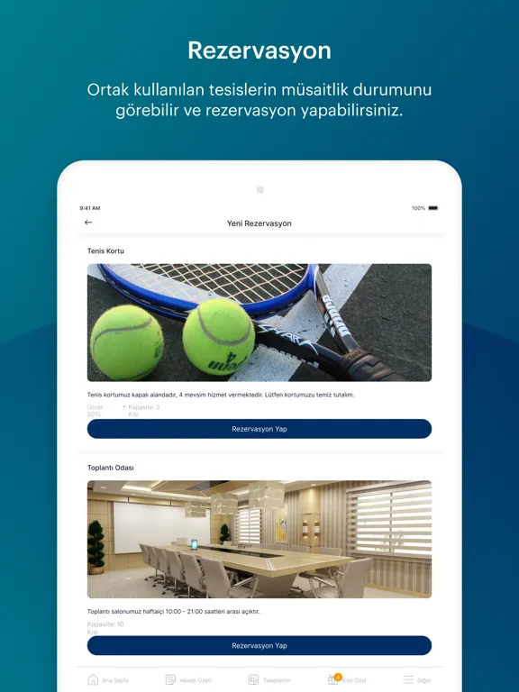 Tangkapan layar MALL OF İSTANBUL Rezidans–Ofis iPad 