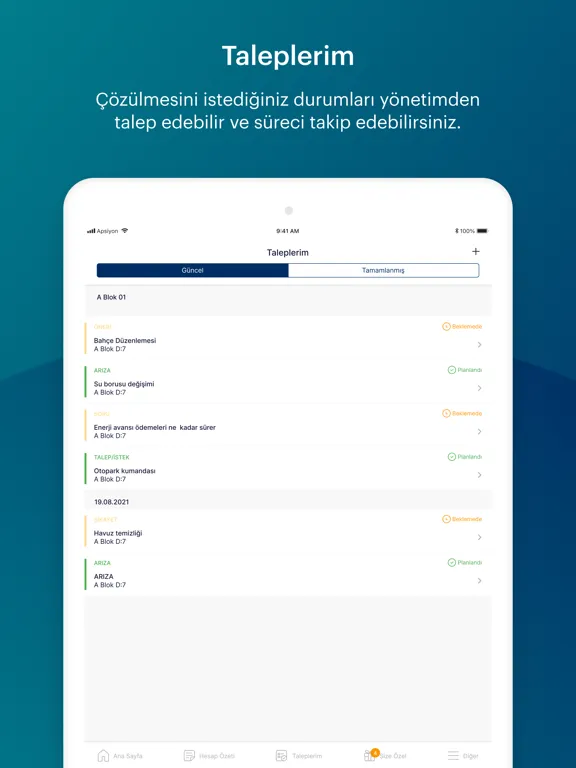 Tangkapan layar MALL OF İSTANBUL Rezidans–Ofis iPad 