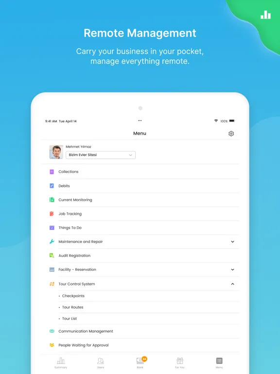 Apsiyon Manager iPad 應用截圖