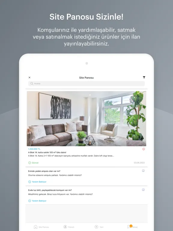 Mask Bina Yönetimi iPad  স্ক্রিনশট