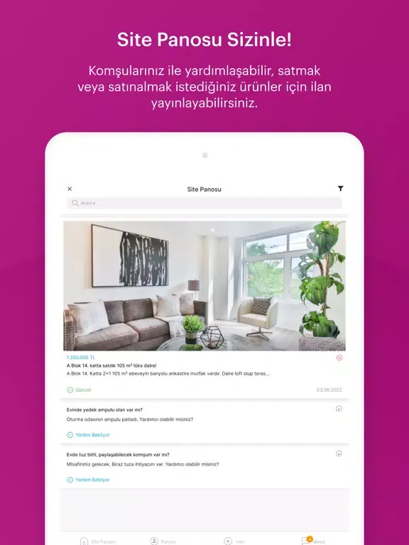 Simya Tesis Yönetim Hizmetleri iPad  Screenshots