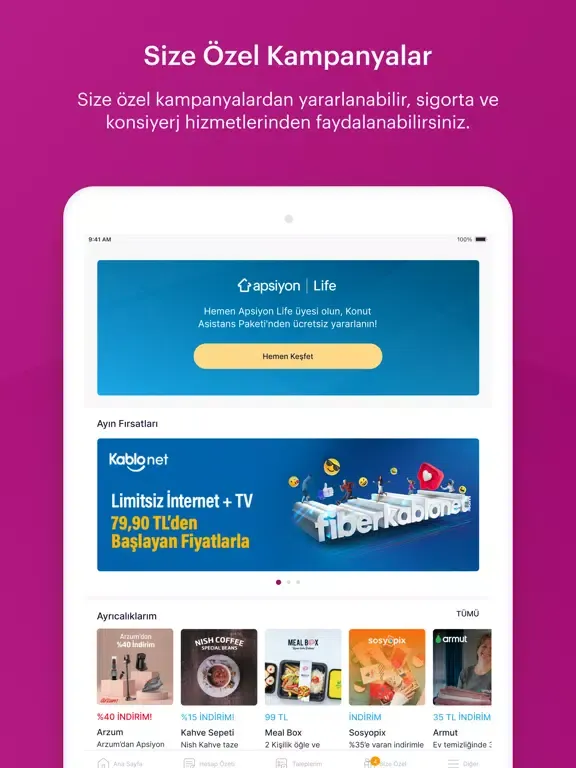Simya Tesis Yönetim Hizmetleri iPad  Screenshots
